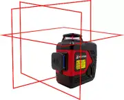 Beiter Tech. BART-3D Red Laser Level, Tri-Plane Red Line Laser Level