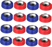 Vaguelly 16Pcs Tabletop Curling Game Rolling Beads Equipment for Fun Shuffleboard Play for Hand Eye Coordination and Dexterity Improvement