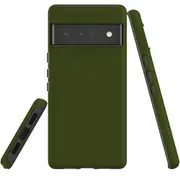 For Google Pixel 6 Pro Case Tough Protective Cover Army Green