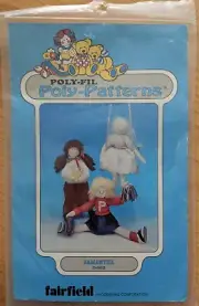 New Fairfield Poly-Patterns Samantha D-205 Poly-Fil Doll Patterns Free Shipping