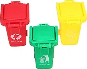 DRESSOOS Miniature Boys and Girls Trash Can Adorable Toy Dustbin Educational Waste Sorting for Boys and Girls Rooms