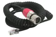 Heil Sound CH-1-KM Kenwood Microphone Coil Cable 4-pin XLR to 8-pin Modular