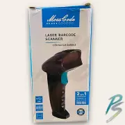 Moss Code 1D Wireless USB Laser Barcode Scanner - Plug & Play