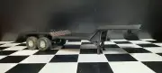 New Fastback Black "Low Boy" Semi Trailer for Schaper Stomper Truck (3D Printed)