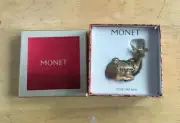 Monet RUDOLPH RED NOSED REINDEER TRINKET BOX New and NRFB Rare!!