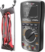 ET828Pro Digital Oscilloscope 6000 Count Multimeter 50Msps Sample e Multi-Function 10MHZ Colour Screen Oscilloscope (Oscilloscope+Multimeter 2 in 1) Ships Without Battery