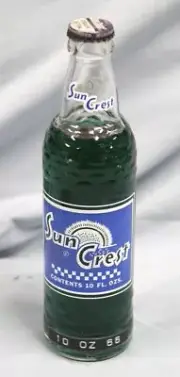 Sun Crest Soda - Atlanta, GA - 1966 - 10 oz - Grape - Full Bottle