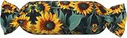 [GaxfjRu] Wild Flower Sunflowers print Men's Crewneck Sweater Soft Casual Sweaters for Men Classic Loose Fit Pullover Sweaters