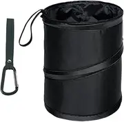 Leinoupt car Trash can,Foldable Car Trash Can, Hanging Car Trash Bag, Collapsible Car Garbage Can,Attached Hook， Car Trash Bins That are Convenient to Clean