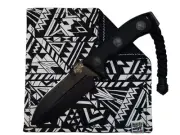 50 WAYS POCKET POCKET HANK Everyday Carry EDC Gear Black White Pattern Tribal