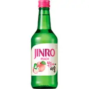 Jinro Peach Soju Bottle 360mL