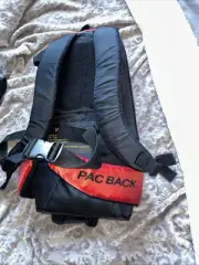 Pac Back Car Seat Carrier Backpack Portable Red Infant Child Cheeky Monkey