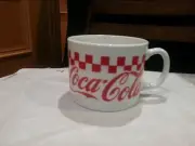Oversized Coke Coca Checkerboard Coffee/Soup Mug, by Gibson