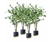 Soga 4x 120cm Green Artificial Indoor Watercress Tree Fake Plant Simulation Decorative