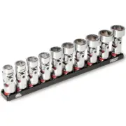 10-PC. 3/8" Drive Metric Universal Non-Slip Socket Set - 6-PT. Mac Tools