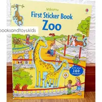 在飛比找蝦皮購物優惠-Usborne First 貼紙書動物園 Usborne 貼