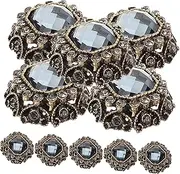 CONGARTENO 10pcs Metal Buttons Studs Sewing Snaps Pearl Button Fasteners Machine Making Kit Fixer Satin Buttons Blazer Silver Sew Snaps Tie Pant Craft Pins Vintage Buttons Duvet Rhinestones