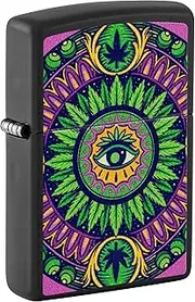 Zippo Cannabis Design Black Light Lighter