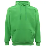 Essentials Plain Fleece Hoodie Unisex Pullover Blank Hooded Sweatshirt for Men & Women - Green