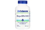 Life Extension, Mega EPA/DHA, 2,000 mg, 120 Softgels (1,000 mg per Softgel)