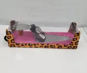 Wild Eye Designs High Heel Cake Server Leopard Print Detachable Magnetic Heel