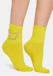 Sunny Love Lockdown Crew Socks