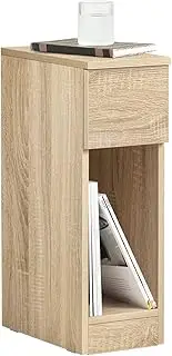 [SoBuy] Natural Bedside Nightstand Cabinet Lamp Table with Drawer FBT111-N