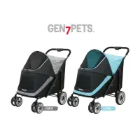 在飛比找momo購物網優惠-【Gen7pets】米可多寵物精品館 大型寵物推車-水湖藍 