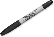 Sharpie Twin Tip 2 in 1 Ultra FineFine Tip Marker - Black