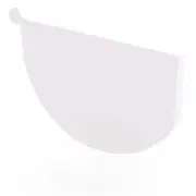 VIC NEW Stratco Smoothline Gutter Stop End Off White