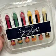 New PartyLite Signature Seasonal Blending Crayons / Scent Sticks