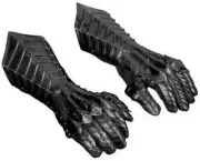 Black Antique Nazgul Gauntlets Steel Medieval armor Gloves Crusader Gauntlets