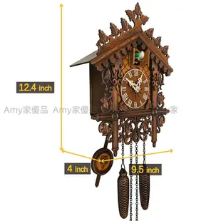 布谷鳥掛鐘創意德國黑森林款咕咕鐘創意時鐘家居裝飾壁掛布谷鳥鐘