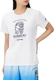 [Converse] Girls Mini Basketball Short Sleeve T-Shirt Printed Tee
