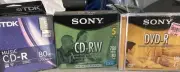 Sony and TDK CD-R CD-RW lot of 15