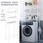 3 Tier Over Washing Machine Storage - Bathroom Laundry Toilet Shelf Unit AU