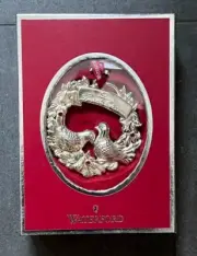Waterford Silver 2012 ORNAMENT *TWO TURTLE DOVES * NEW / Boxed