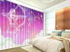 Glittering Sagittarius 3D Curtain Blockout Photo Printing Curtains Drape Fabric