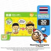 Thailand 30DAYS UNLIMITED DATA Travel Prepaid SIM card Roaming Hotspot 10GB4G