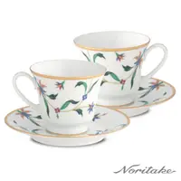 在飛比找HOTAI購優惠-【Noritake】鳳彩鎏花金邊咖啡對杯