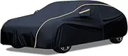 Car Cover for Toyota MR2 II 1989-1999 (418 x 170 x 124cm), Custom Car Covers Dustproof, Breathable, Waterproof, Sun-Proof, Flame-Retardant and Scratch-Resistant(Black)