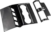 for Defender 2020 2021 2022 2023 Rear Armrest Box A/C Air Outlet Vent Auto Switch Cover Trim Car Styling Trim Interior (Color : Black, Size : 1)