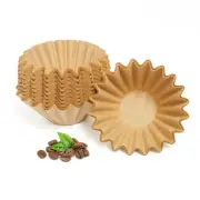 MUCXNIIY 2-5 Cup Coffee Filters, Pack of 100 Unbleached Coffee Filters 5 Cup,...