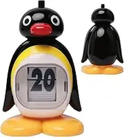 Acrylic Penguin Calendar, Cartoon 3D Animal Calendar, Effortless Date Adjustment Perpetual Planner Ornament Retro Decoration For Home Car Dashboard