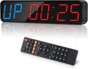 Gym Timer, Portable, Interval Timer with Rechargeable Battery and Built-in Magne