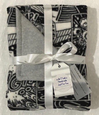 Baby Gift Blanket Outer Space FLEECE Planets Astronaut Shower Present Handmade