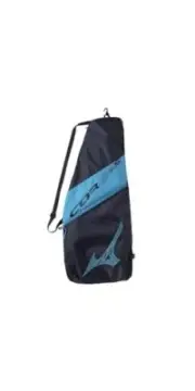 MIZUNO Tennis Soft Tennis Racket Bag 2 Pieces Holder 63JDB003 Navy x Turquoise
