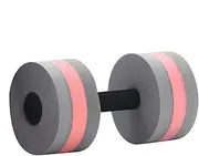 Water Dumbbells for Pool - EVA Foam Floating Weights, Portable Water Exercise Equipment | Durable Design Supports Strength Training, Low- Resistance Ideal for Swimming, Senior Fitness