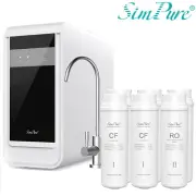 SimPure Q3-600GPD 7 Stage Tankless Reverse Osmosis System w/2-Year Water Filters