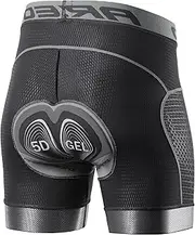 Chusui Men Cycling Underwear Shorts 5D Gel Padded Quick Dry MTB Bike Bicycle Riding Shorts